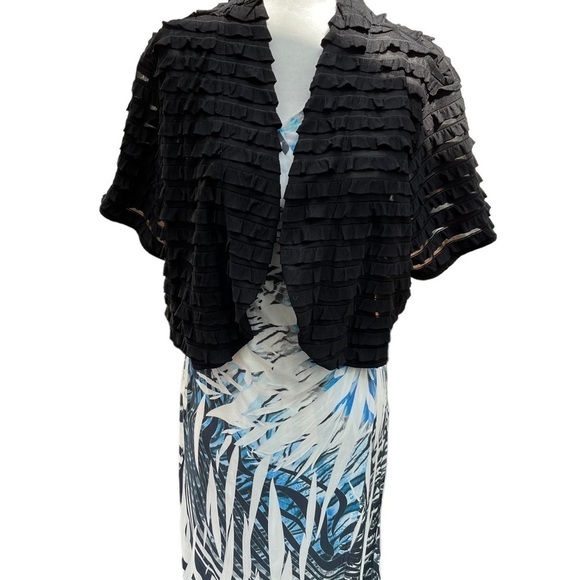 Chico’s Pleated Bolero Jacket & Dress EUC - Picture 1 of 16